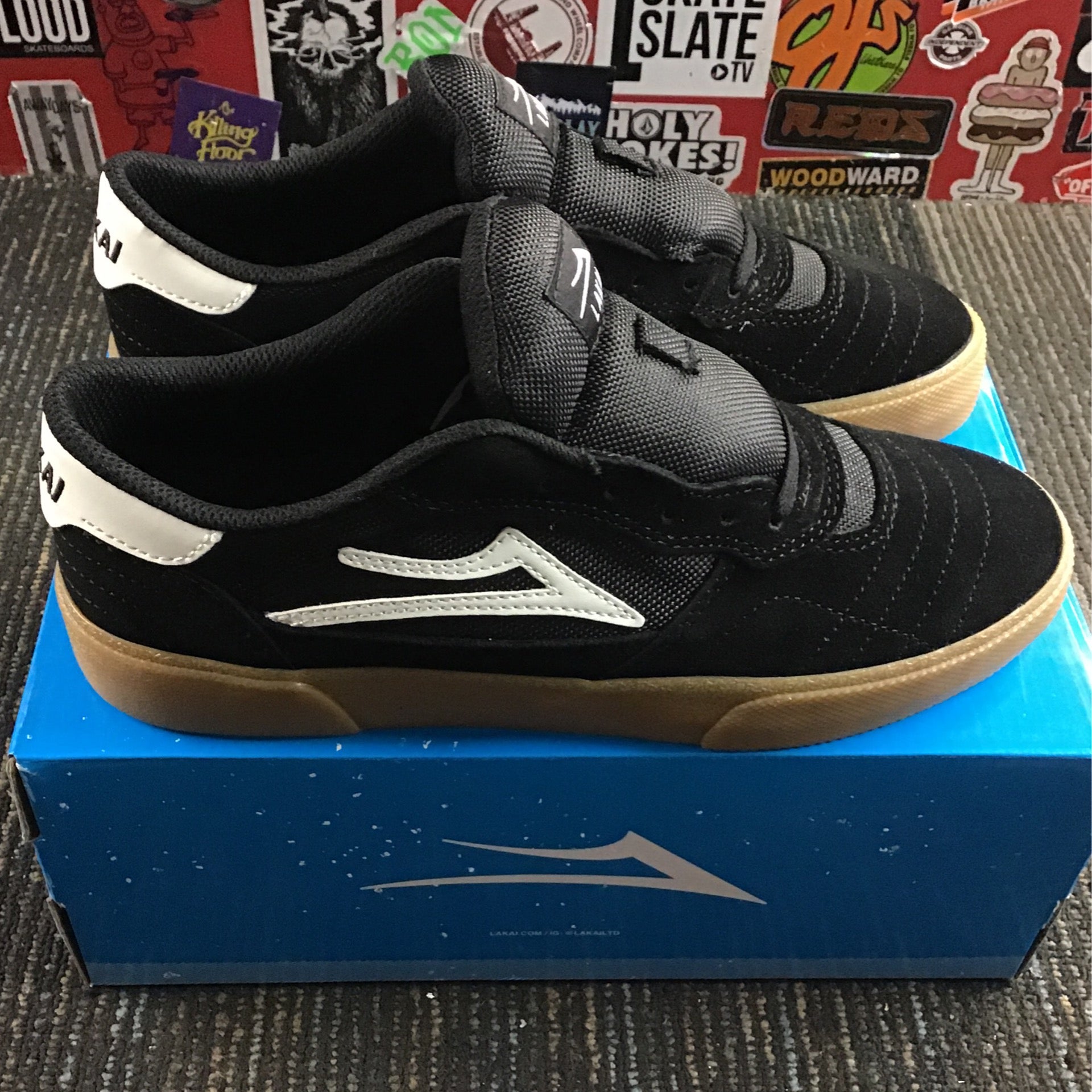 Lakai Cambridge Black/Gum Suede